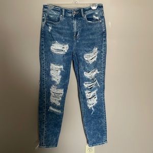 american eagle ripped leggings. size 4.